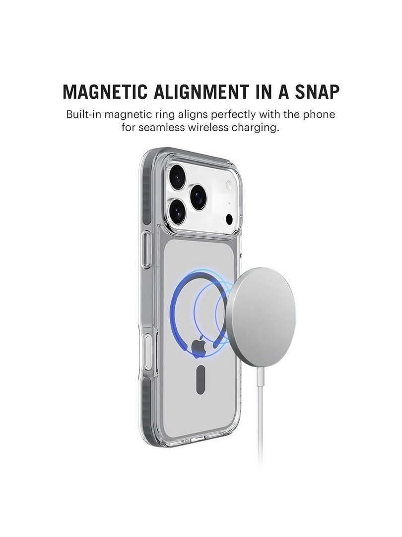DailyObjects Stride 2.0 Clear MagSafe Phone Case Cover For iPhone 17 Pro